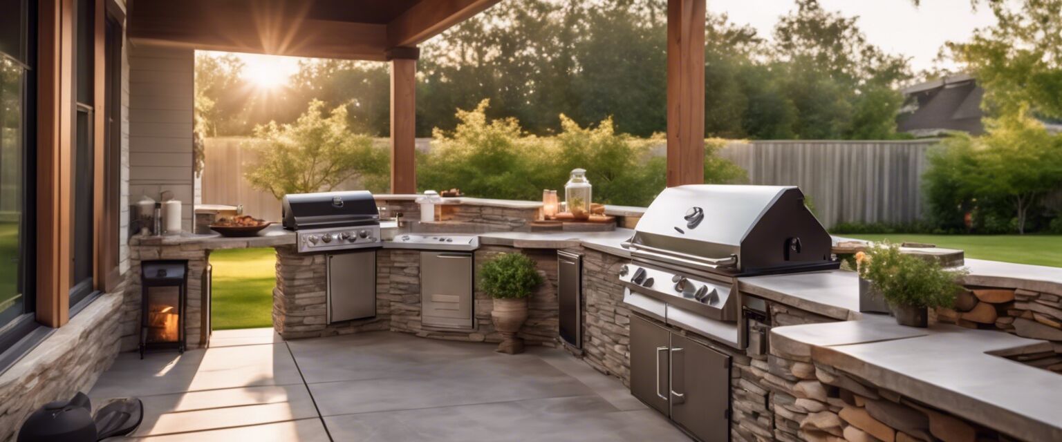 Outdoor kitchen design image